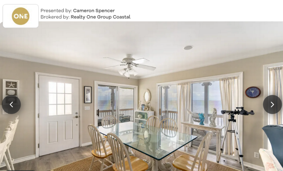 Dining area Screen grab from Realtor