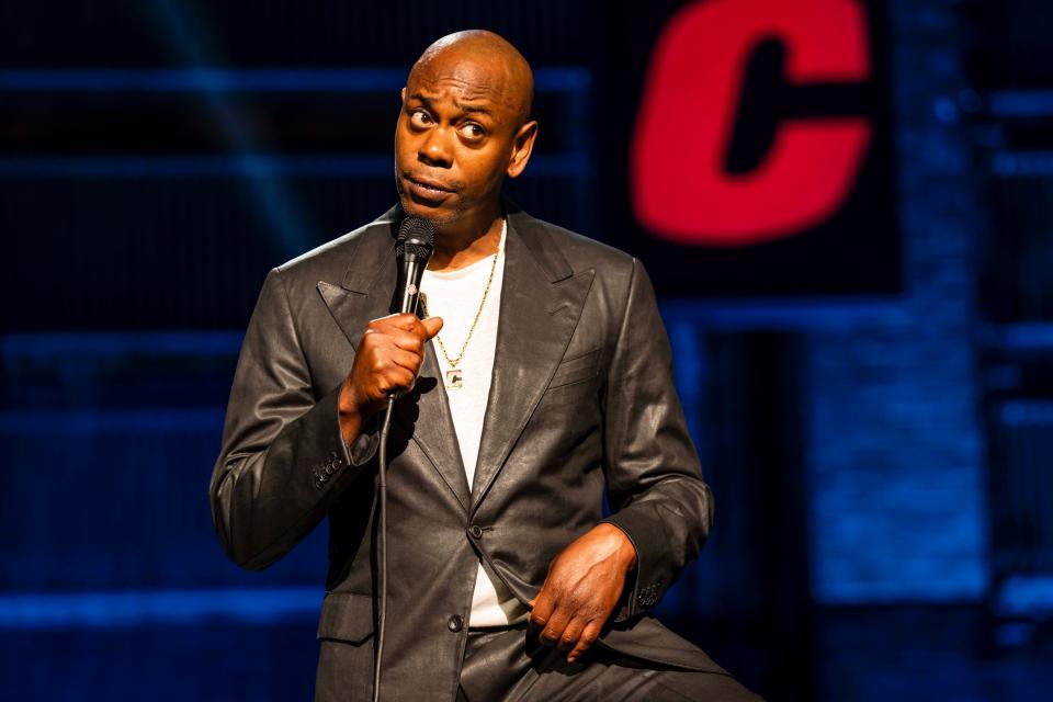 Dave Chappelle in his Netflix special, "The Closer."