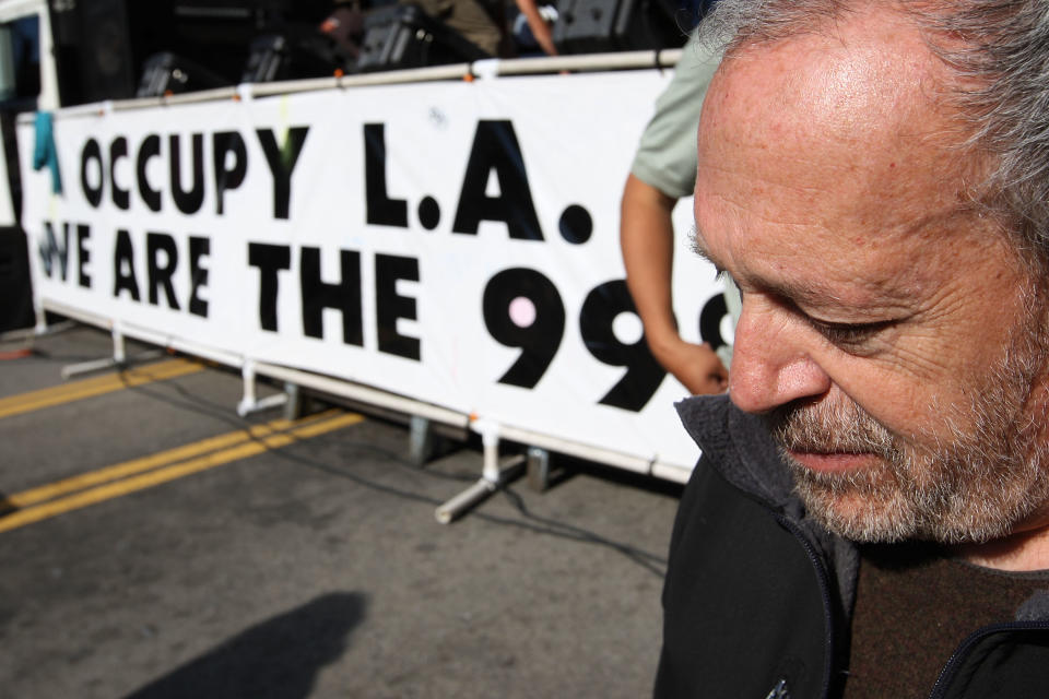 Occupy Protesters March In Downtown L.A.