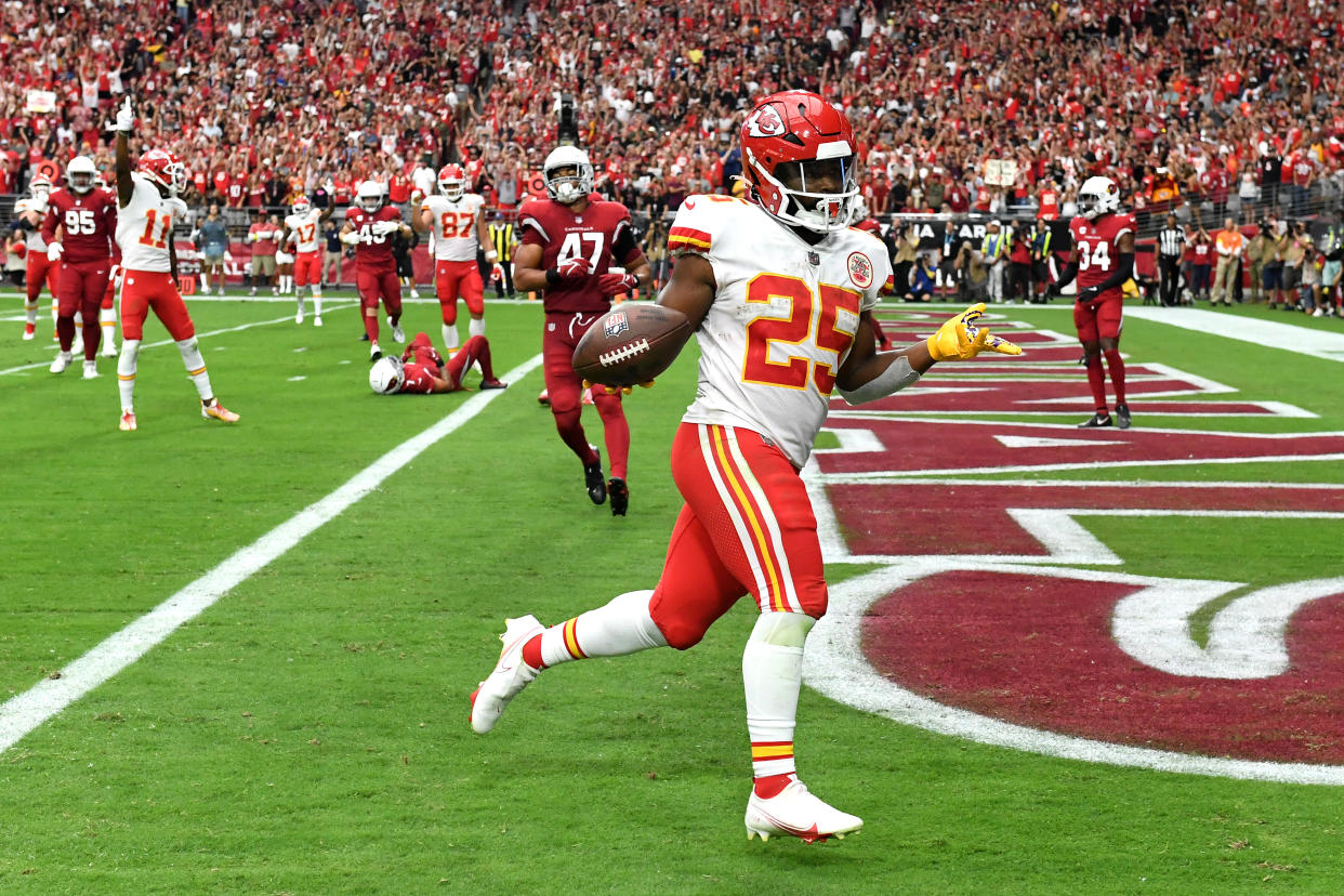 Chiefs running back Clyde Edwards-Helaire has fantasy value.