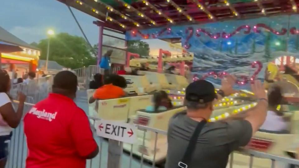 A New York state amusement park ride sent guests spinning for around 10 minutes when it malfunctioned in late July 2023.