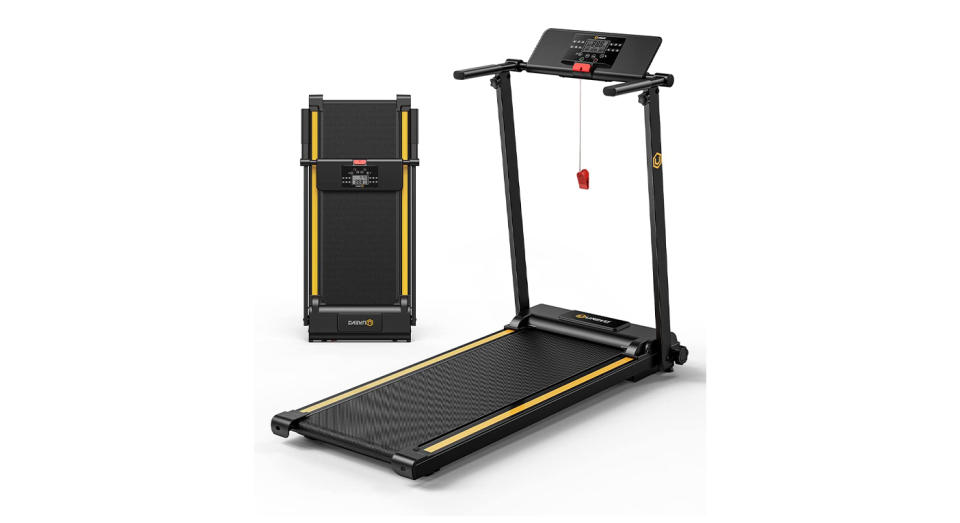 UREVO Folding Treadmill for Home 