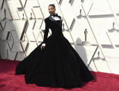 Billy Porter llega a la ceremonia de los premios Oscar el domingo 24 de febrero del 2019 en el Teatro Dolby en Los Angeles. (Foto por Richard Shotwell/Invision/AP)