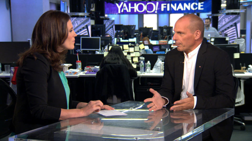 Former Greek Finance Minister Yanis Varoufakis sits down with Yahoo Finance’s Nicole Sinclair to talk about the broader implications of the Greek debt crisis and his book “Adults in the Room”