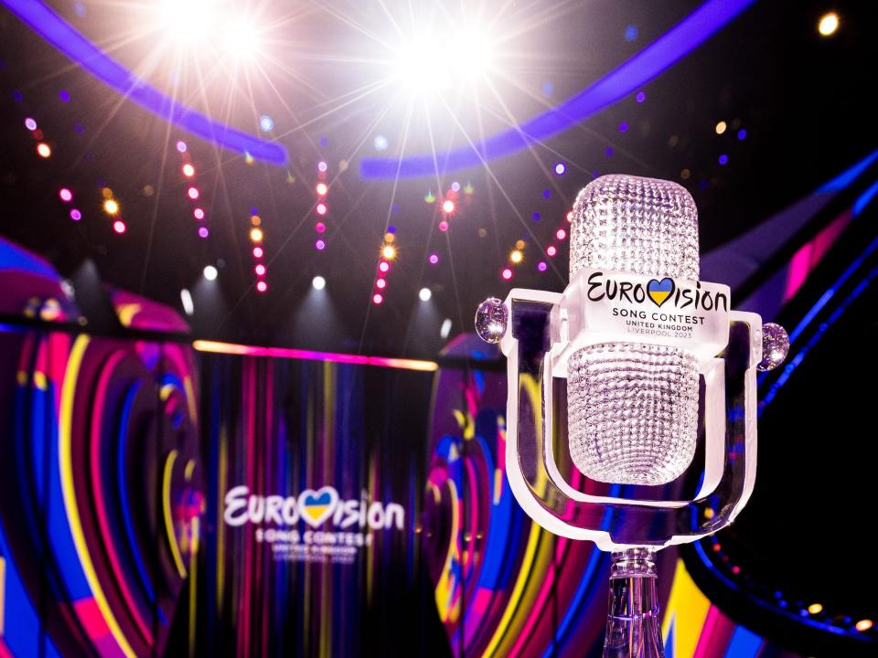 The Eurovision Song Contest 2023 trophy.