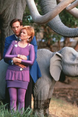 <p>Hemdale/Kobal/Shutterstock</p> Anthony Edwards and Mare Winningham in 'Miracle Mile'.