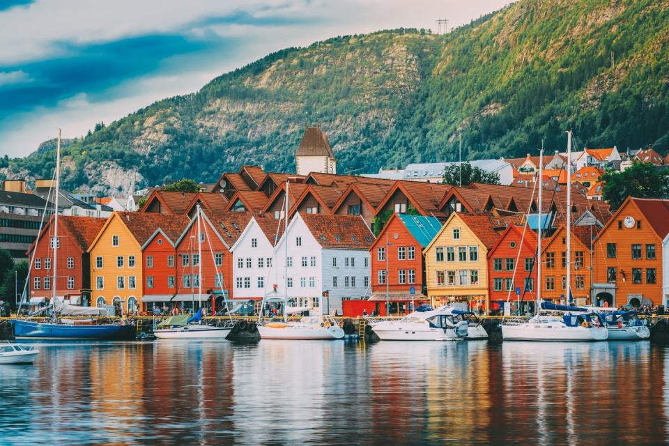 <p>Famed for its orange and red houses, this picture-perfect city is situated on Norway's Southwestern coast. </p>