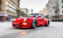 <p>Testing revealed that Gunther Werks's car performs like a modern 911. Launching rear-engined cars is a delicate act, a bog-or-burn affair-especially with fat 335s in back. But get it right and the coupe hits 60 mph from rest in 3.7 seconds, making it as quick as <a href="https://www.caranddriver.com/reviews/a23418113/2018-porsche-911-carrera-t-acceleration-specs/" rel="nofollow noopener" target="_blank" data-ylk="slk:a new Carrera T with a manual transmission;elm:context_link;itc:0;sec:content-canvas" class="link ">a new Carrera T with a manual transmission</a>. On the skidpad, the 1.12 g's recorded by this hot-rodded 1995 911 bests the latest GT3 by a hundredth.</p>