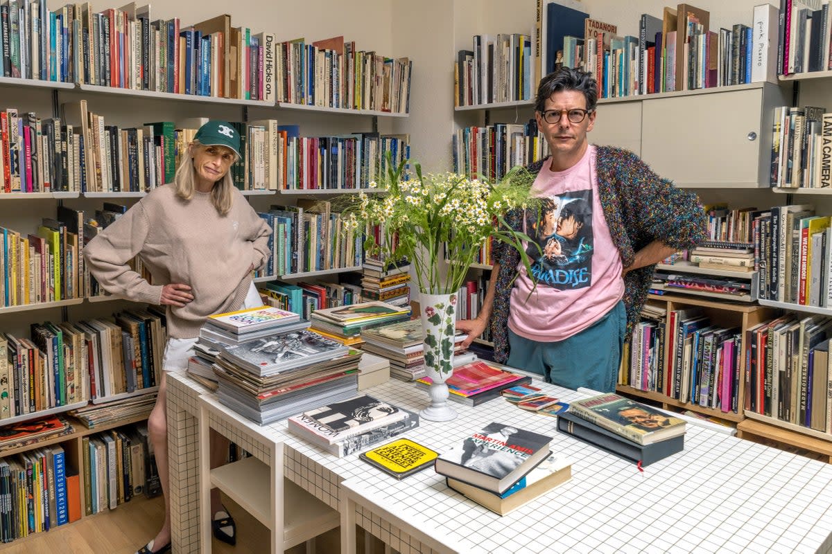 David Owen & Angela Hill of IDEA, the cult bookstore on Wardour Street (Adrian Lourie)