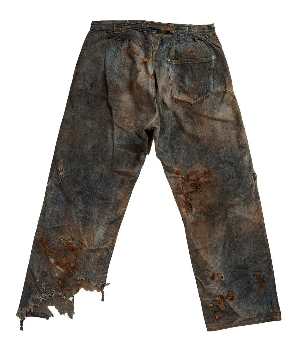 The Levi's that sold for $100,000 were dated to as old as 1873.