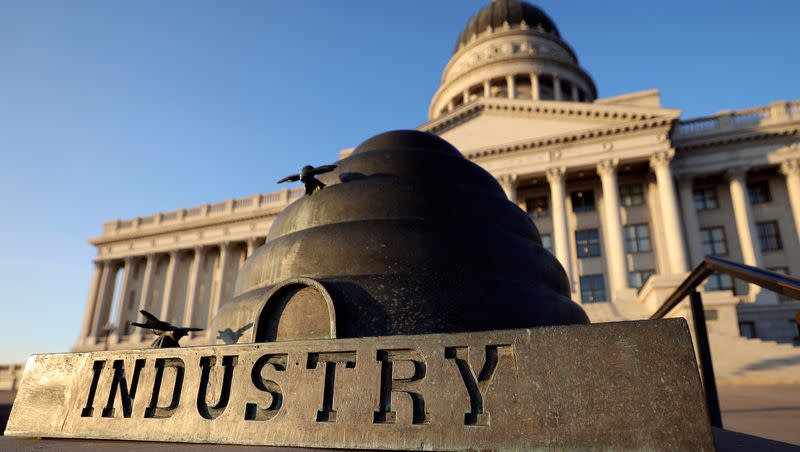 The Capitol is pictured in Salt Lake City on Monday, Jan. 29, 2024. Revenue projections for this year’s legislative session should be announced on Friday, Feb. 16, officials said.