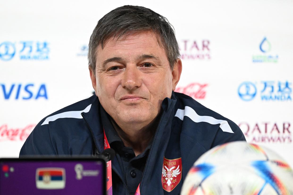  Dragan Stojkovic, señaló que la Selección Brasileña no los espía (Foto de: ANDREJ ISAKOVIC / AFP) (Foto de: ANDREJ ISAKOVIC/AFP via Getty Images)