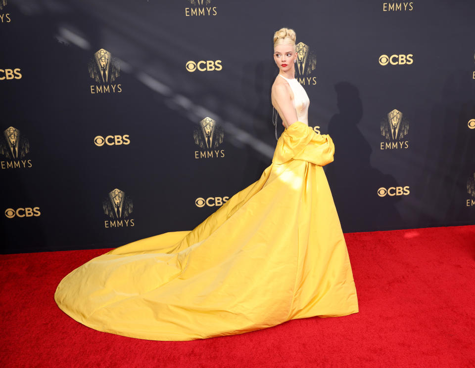 Anya Taylor-Joy at the 73rd Annual Emmy Awards