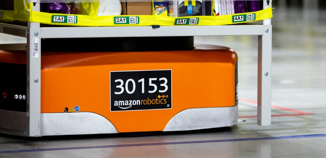 An Amazon robotics drive unit, which is expected to be part of the Clarksville distribution center.