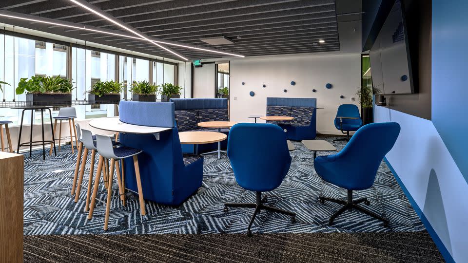 An office space area that has been reimagined as part of the Autodesk Conference Experience program at the company's headquarters in San Francisco. - Courtesy Autodesk Inc.