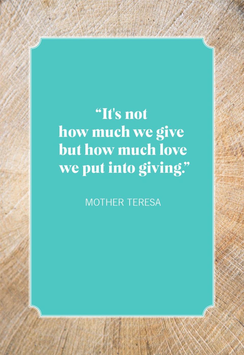 Mother Teresa