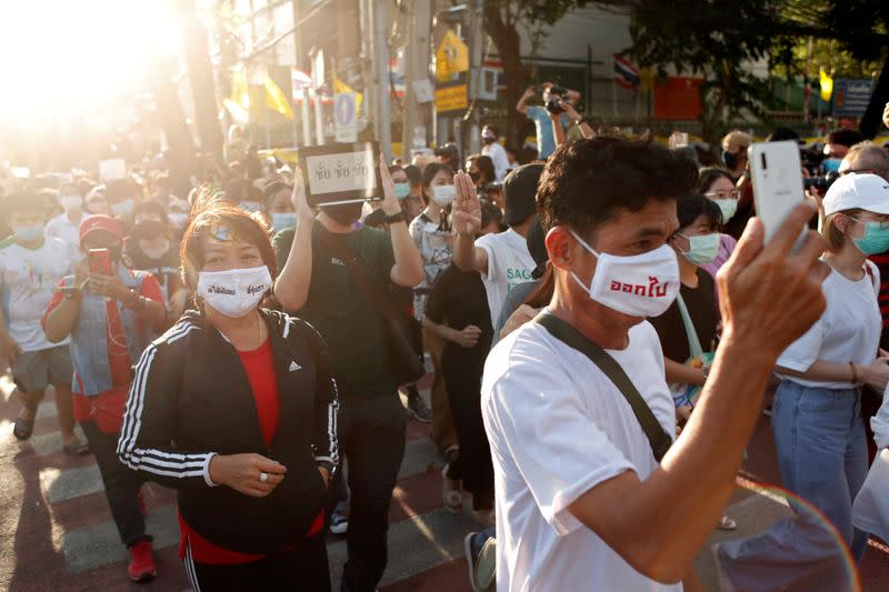 Pro-democracy protest in Bangkok