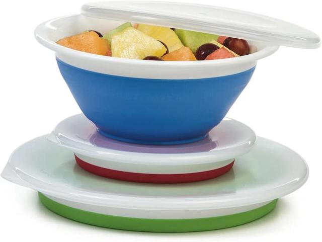 Thin Bins Collapsible Containers Set of 4 Rectangle Silicone Food