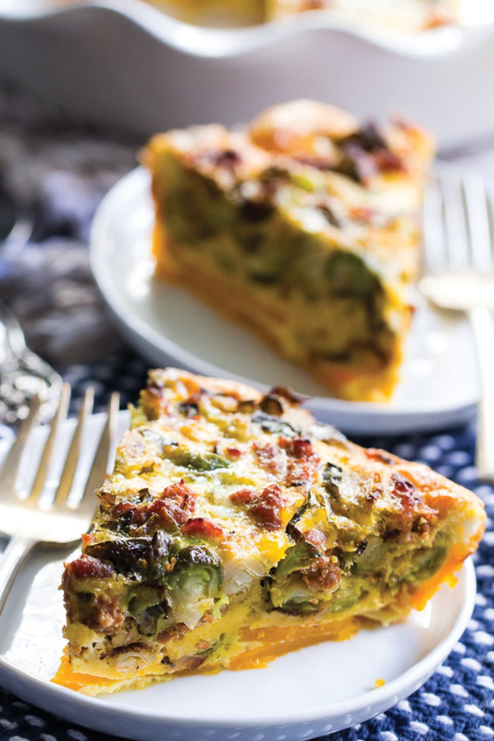 Paleo Quiche with Butternut Crust, Veggies, and Sausage