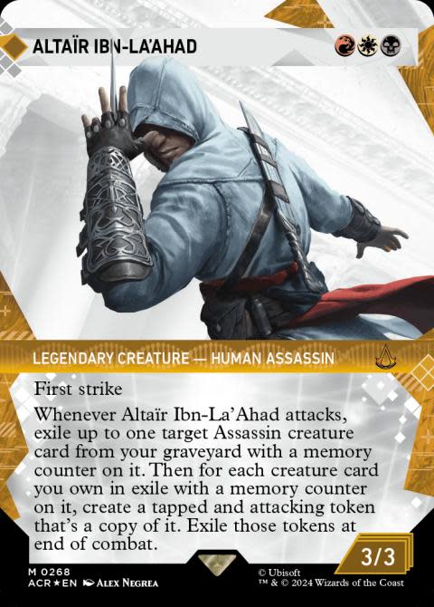 Primer vistazo a las cartas de Assassin's Creed para Magic: The Gathering