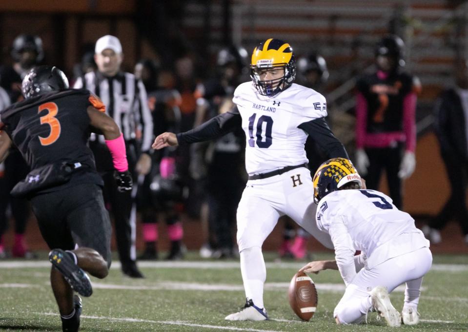 Hartland kicker Nathan Dibert currently plays for LSU.