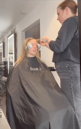 Hairdresser Kaitlin Jay regularly travels from her new home in Charlotte, North Carolina to Manhattan’s Upper West Side to work as a stylist. TikTok/kaitlinjay_