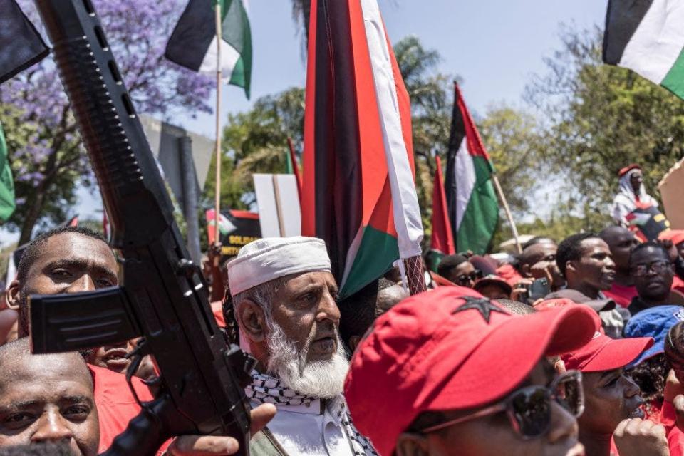 Anti-Israel protest in South Africa