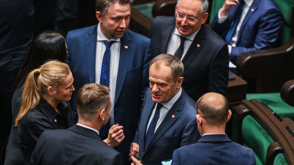 Tusk was forced to wait two months to become prime minister, as PiS sought in vain to find a coalition partner. - Omar Marques/Getty Images