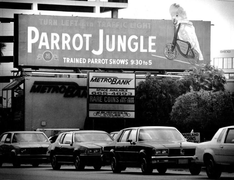 Parrot Jungle billboard.