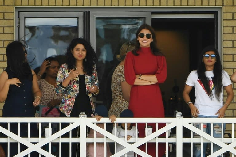 Kohli's Bollywood actress wife Anushka Sharma, was present every day of the Test