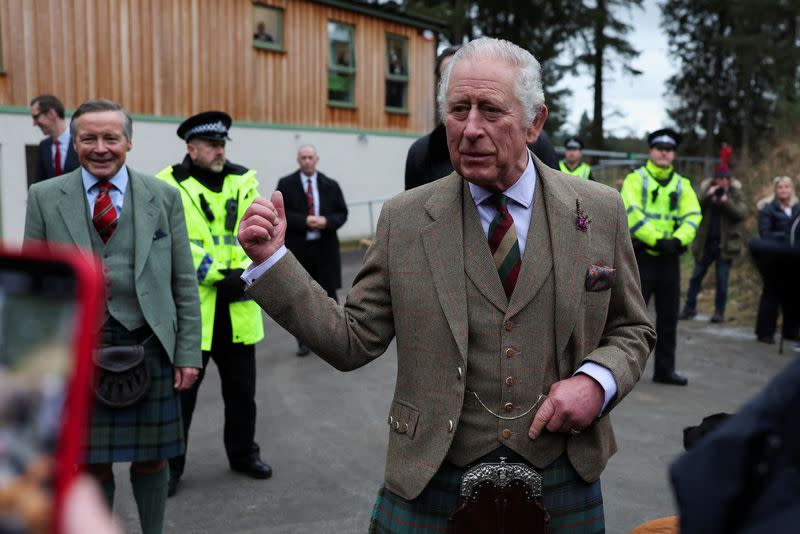 Britain's King Charles visits Scotland