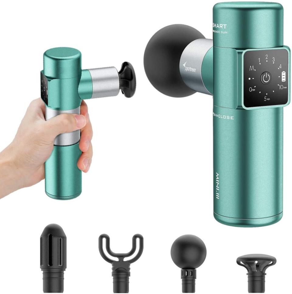 Sportneer massage gun, best mini massage guns