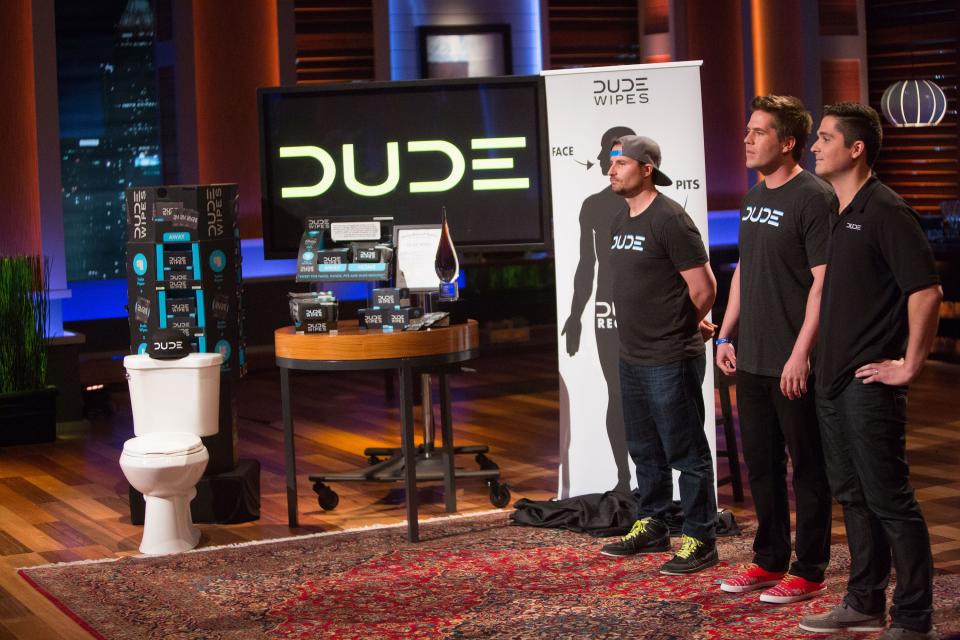 Dude Wipes, a line of wipes marketed to men, joined the "Shark Tank" all-time best-seller list with $341 million in sales.