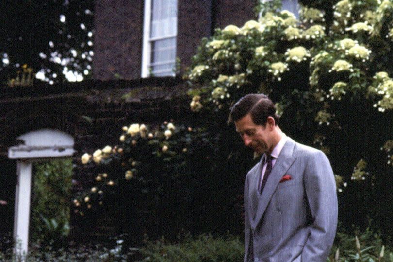 A young Prince William and Charles play football together in 1984