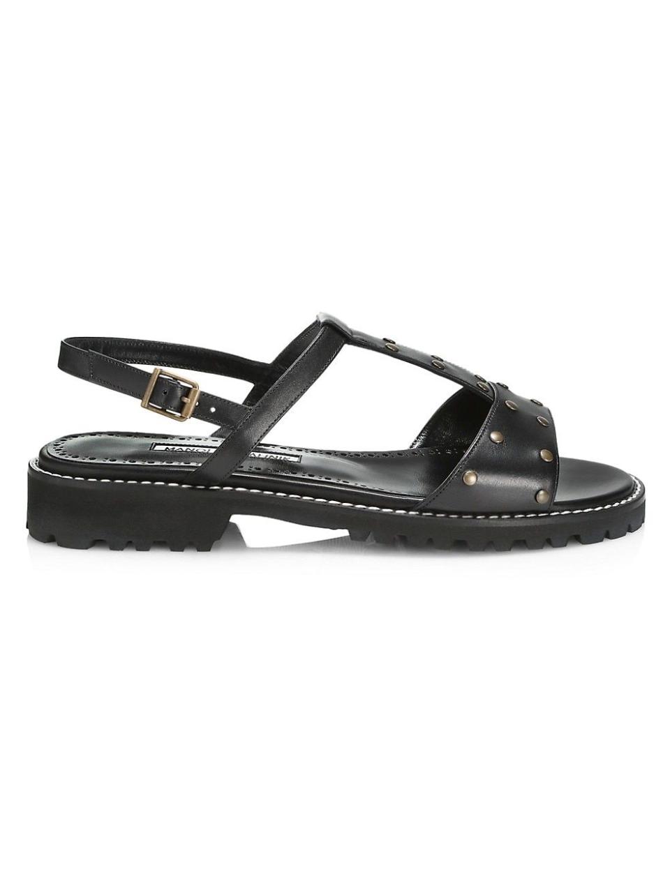 2) Vicum Leather Studded Sandals