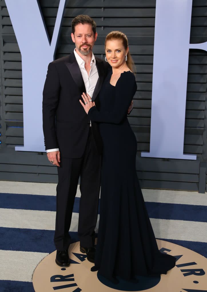 <p>The frequent Oscar nominee posed alongside husband Darren Le Gallo. (Photo: JEAN-BAPTISTE LACROIX/AFP/Getty Images) </p>