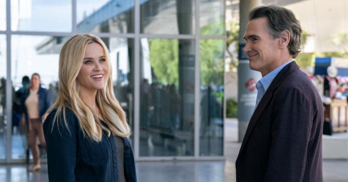 Reese Witherspoon y Billy Crudup en la tercera temporada de The Morning Show