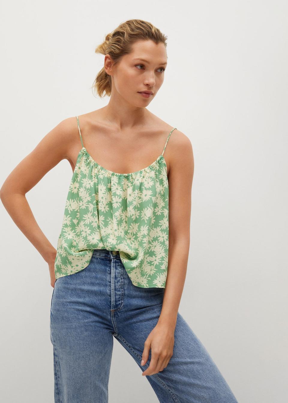 Top estampado floral