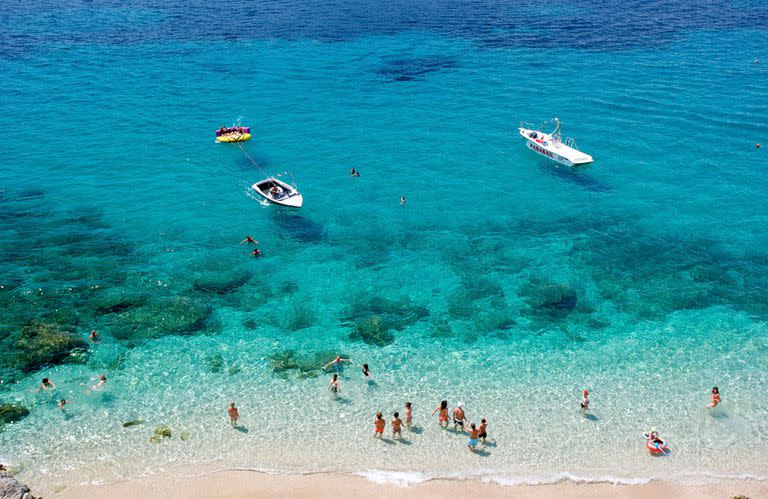 La playa de Banje, en Dubrovnik.