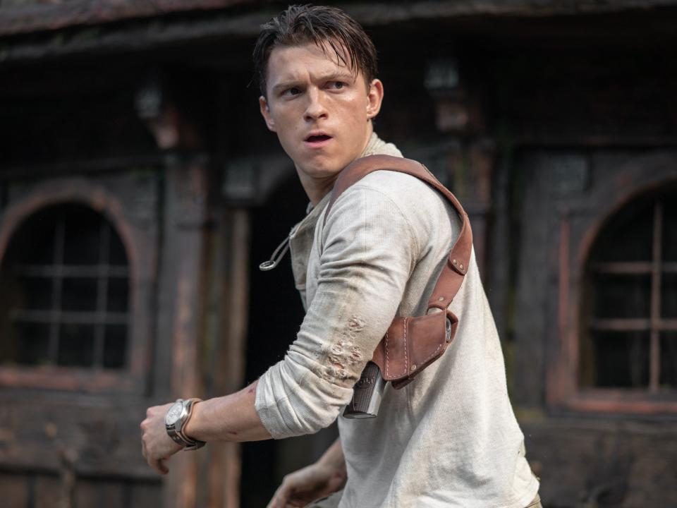 Tom Holland in Uncharted