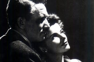 Katharine Hepburn, pictured in 1945 with Spencer Tracy, came out on top in the American Film Institute's poll ranking of the greatest American screen legends. UPI File Photo