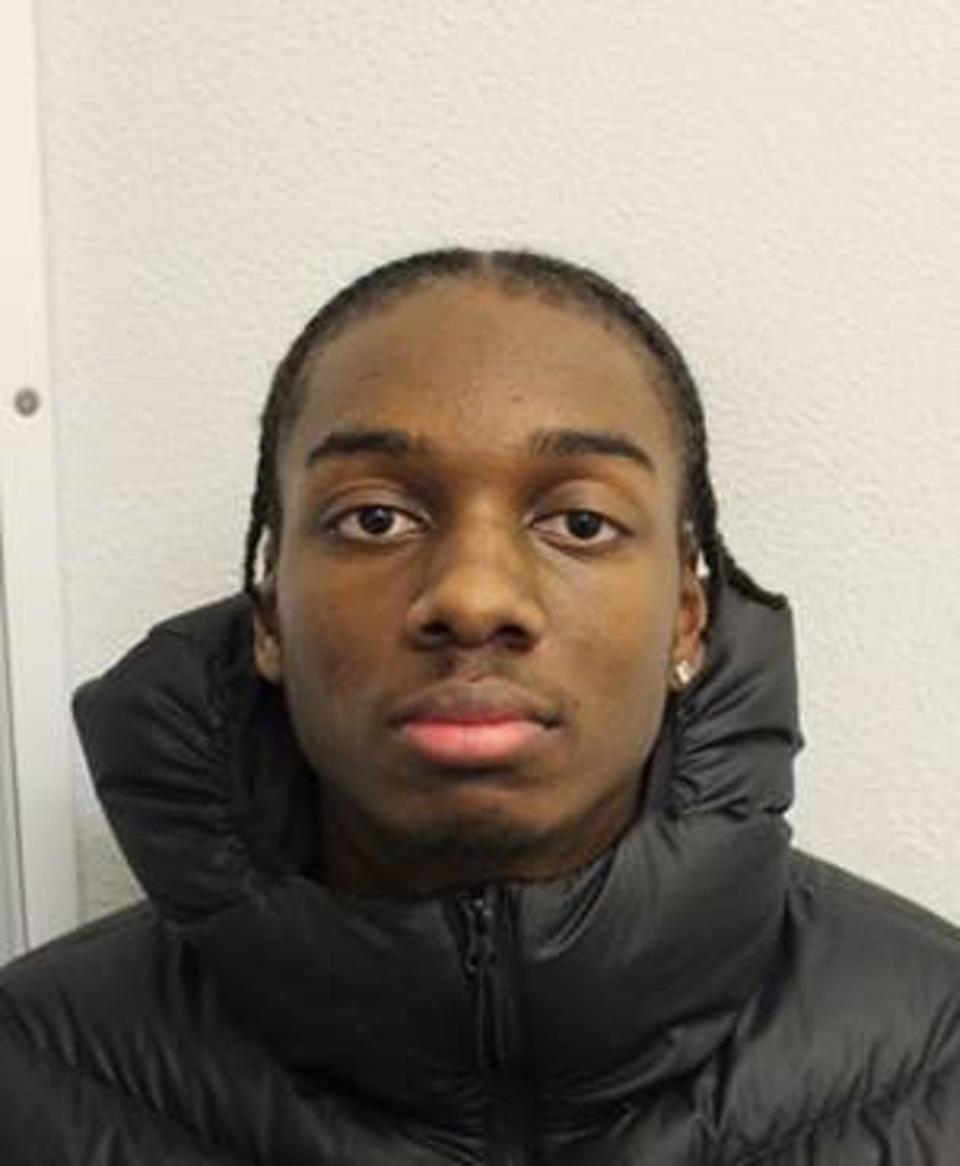 Khallid Hogan was found guilty of murdering Abdullahi Mohamoud at a bagel shop in Enfield, north London (Met Police/PA) (PA Archive)