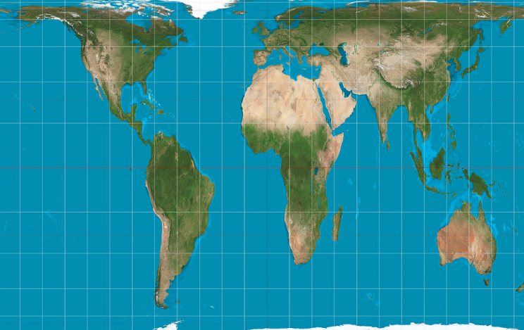 The Gall-Peters Projection is being used in Boston schools (Picture: Wikimedia)