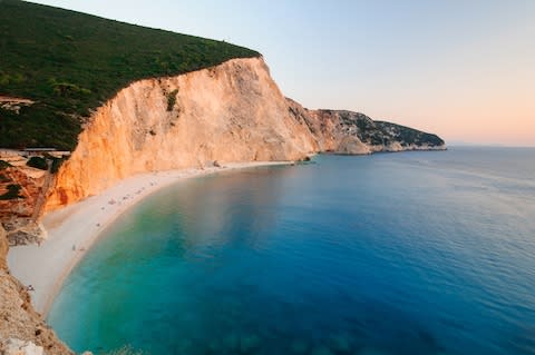 One of Lefkada's spectacular beaches - Credit: SAMUELE GALLINI FOTOGRAFO