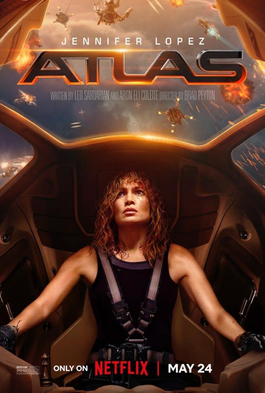Jennifer Lopez stars in the new film "Atlas." Photo courtesy of Netflix