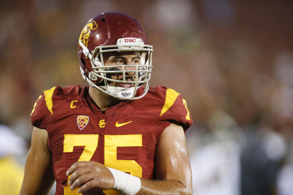 Max Tuerk did everything the Trojans needed from him at USC. (AP Photo/Danny Moloshok)