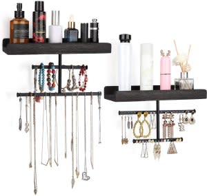 Keebofly Hanging Wall Mounted Jewelry Organizer