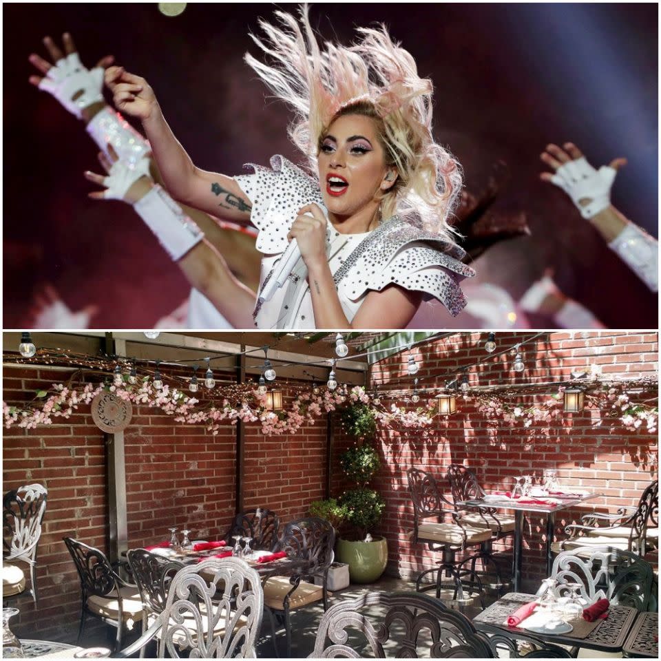 <p>Lady Gaga es copropietaria, junto a sus padres, del restaurante italiano de estilo casero “Joanne Trattoria” que se encuentra en el Upper West Side, en Nueva York.<br> (Canadian Press/Twitter) </p>