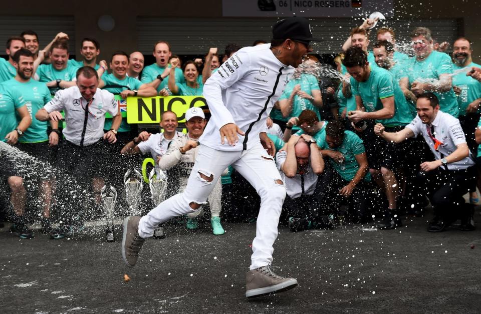 After six world titles, Hamilton has decided to leave Mercedes at the end of the year (Getty)