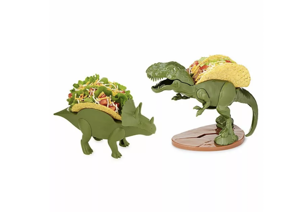<p><a href="https://go.redirectingat.com?id=74968X1596630&url=https%3A%2F%2Fwww.uncommongoods.com%2Fproduct%2Fdinosaur-taco-holders&sref=https%3A%2F%2Fwww.thepioneerwoman.com%2Fholidays-celebrations%2Fgifts%2Fg43743458%2Ffunny-fathers-day-gifts%2F" rel="nofollow noopener" target="_blank" data-ylk="slk:Shop Now;elm:context_link;itc:0;sec:content-canvas" class="link ">Shop Now</a></p><p>Dinosaur Taco Holders</p><p>uncommongoods.com</p><p>$20.00</p><span class="copyright">Uncommon Goods</span>